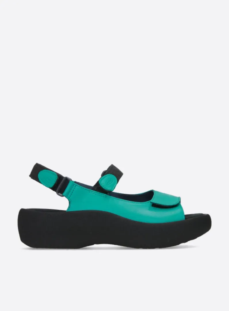 DAMES Wolky Sandalen<Jewel - turquoise leer