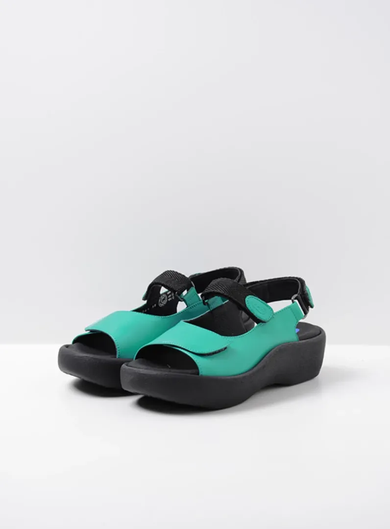 DAMES Wolky Sandalen<Jewel - turquoise leer