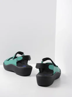 DAMES Wolky Sandalen<Jewel - turquoise leer