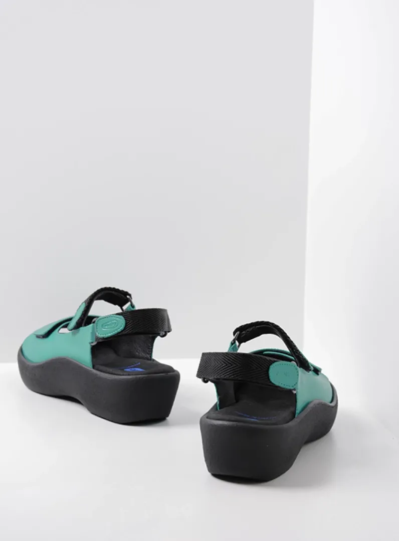 DAMES Wolky Sandalen<Jewel - turquoise leer