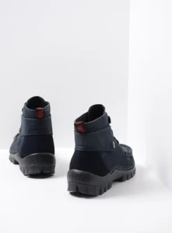 DAMES Wolky Hoge Veterschoenen|Herfst/Winter<Jump - blauw nubuck