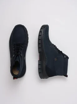 DAMES Wolky Hoge Veterschoenen|Herfst/Winter<Jump - blauw nubuck