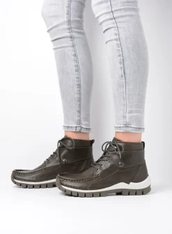 DAMES Wolky Hoge Veterschoenen|Herfst/Winter<Jump - cactus leer