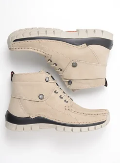 DAMES Wolky Hoge Veterschoenen|Herfst/Winter<Jump - safari nubuck