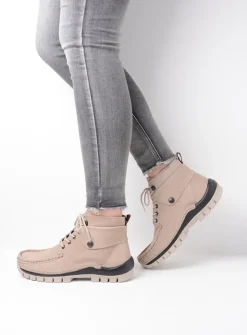DAMES Wolky Hoge Veterschoenen|Herfst/Winter<Jump - safari nubuck