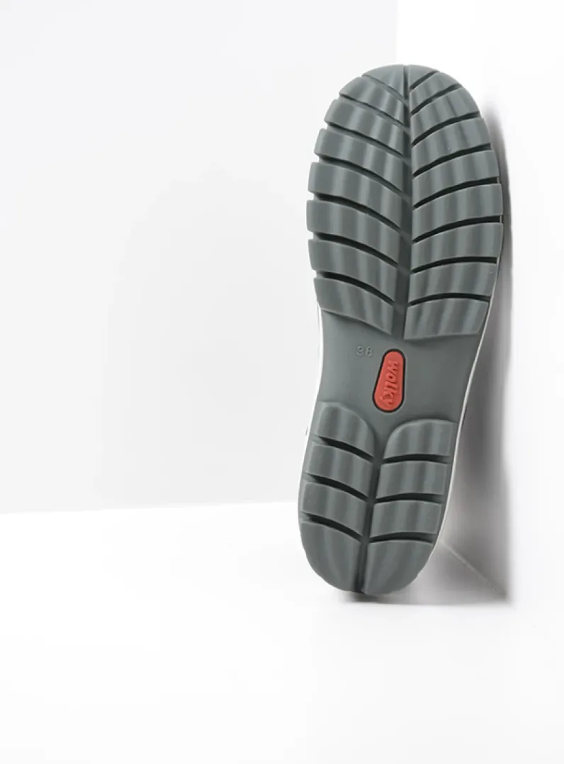 DAMES Wolky Hoge Veterschoenen|Herfst/Winter<Jump - zwart grijsgroen nubuck