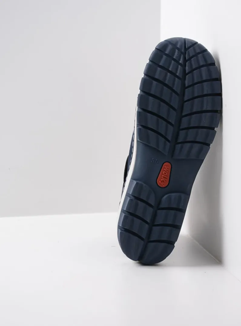 DAMES Wolky Hoge Veterschoenen<Jump Summer - denim nubuck