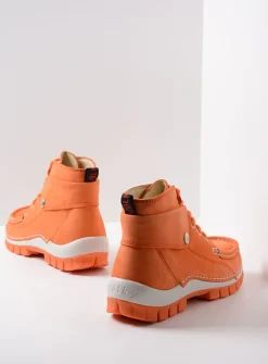 DAMES Wolky Hoge Veterschoenen<Jump Summer - oranje nubuck