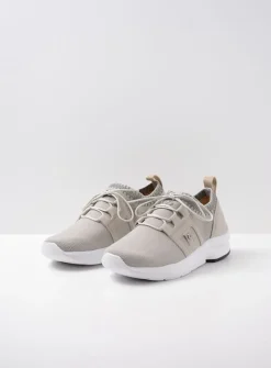 DAMES Wolky Lage Veterschoenen<Kalona - gebroken wit 3D knitting