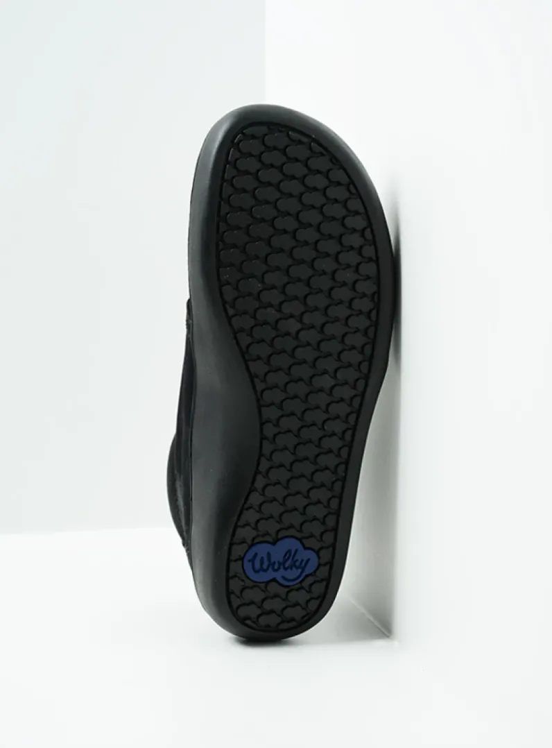 DAMES Wolky Hoge Veterschoenen|Herfst/Winter<Kansas Lady XW - zwart nubuck