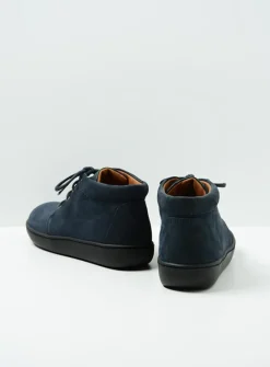 Heren Wolky Veterschoenen Heren|Nette Schoenen Heren<Kansas Men - blauw nubuck