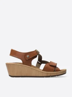 DAMES Wolky Sandalen<La Jolla - cognac leer