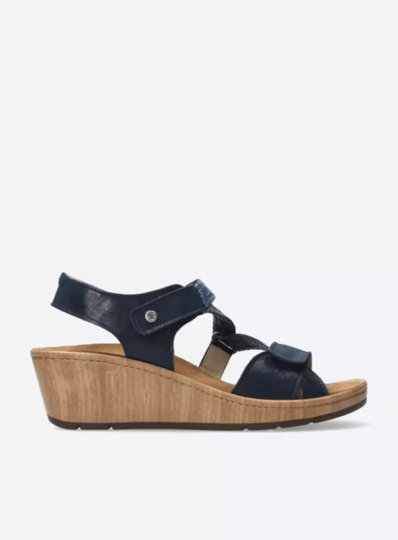 DAMES Wolky Sandalen<La Jolla - denim effectleer