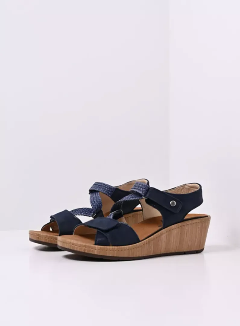 DAMES Wolky Sandalen<La Jolla - denim effectleer