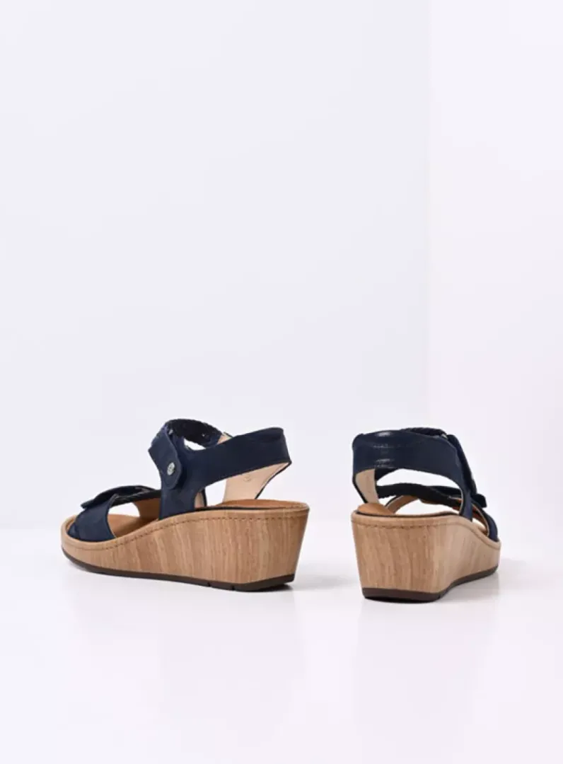 DAMES Wolky Sandalen<La Jolla - denim effectleer