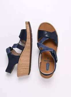 DAMES Wolky Sandalen<La Jolla - denim effectleer
