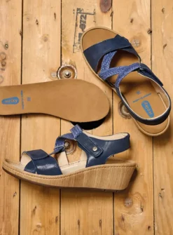DAMES Wolky Sandalen<La Jolla - denim effectleer