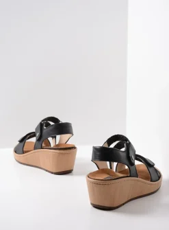 DAMES Wolky Sandalen<La Jolla - zwart leer