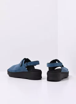 DAMES Wolky Sandalen<Laprida - blauw effectleer