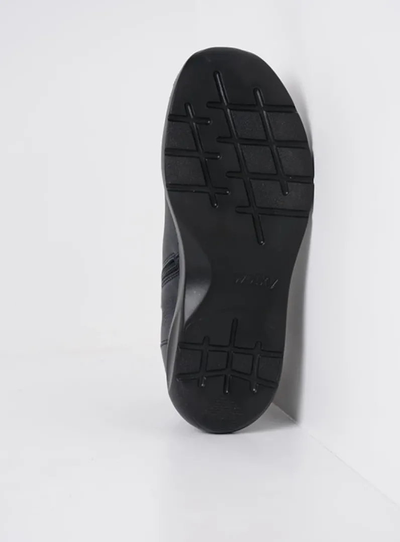 DAMES Wolky Hoge Veterschoenen|Wandelschoenen<Lima - blauw leer