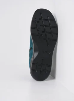 DAMES Wolky Hoge Veterschoenen|Wandelschoenen<Lima - petrol nubuck