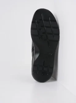 DAMES Wolky Hoge Veterschoenen|Wandelschoenen<Lima - zwart leer