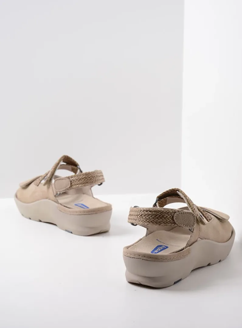 DAMES Wolky Sandalen<Lisse - safari nubuck