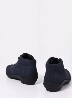 DAMES Wolky Lage Veterschoenen|Herfst/Winter<Louise - blauw nubuck
