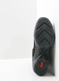 DAMES Wolky Halfhoge Laarzen|Herfst/Winter<Luna - zwart nubuck