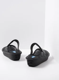 DAMES Wolky Slippers<Martinique - zwart leer