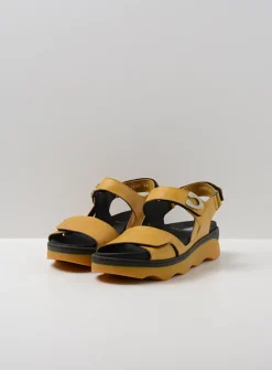 DAMES Wolky Sandalen<Medusa - amber leer