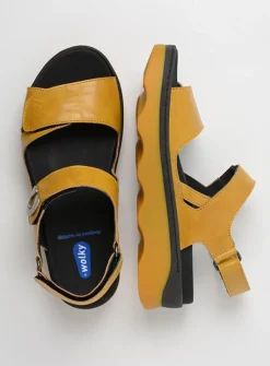 DAMES Wolky Sandalen<Medusa - amber leer