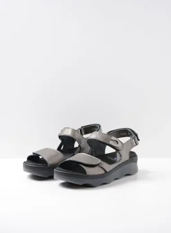 DAMES Wolky Sandalen<Medusa - antraciet leer