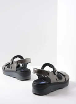 DAMES Wolky Sandalen<Medusa - antraciet leer