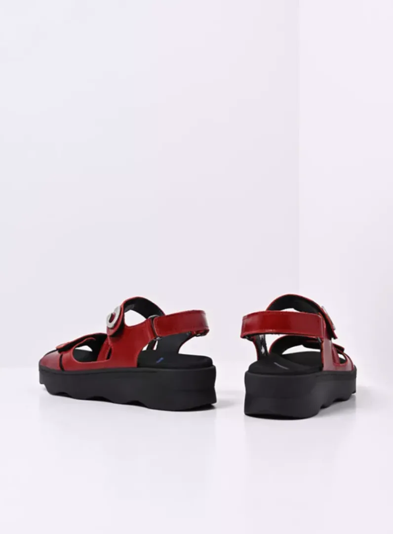 DAMES Wolky Sandalen<Medusa - bordeauxrood leer