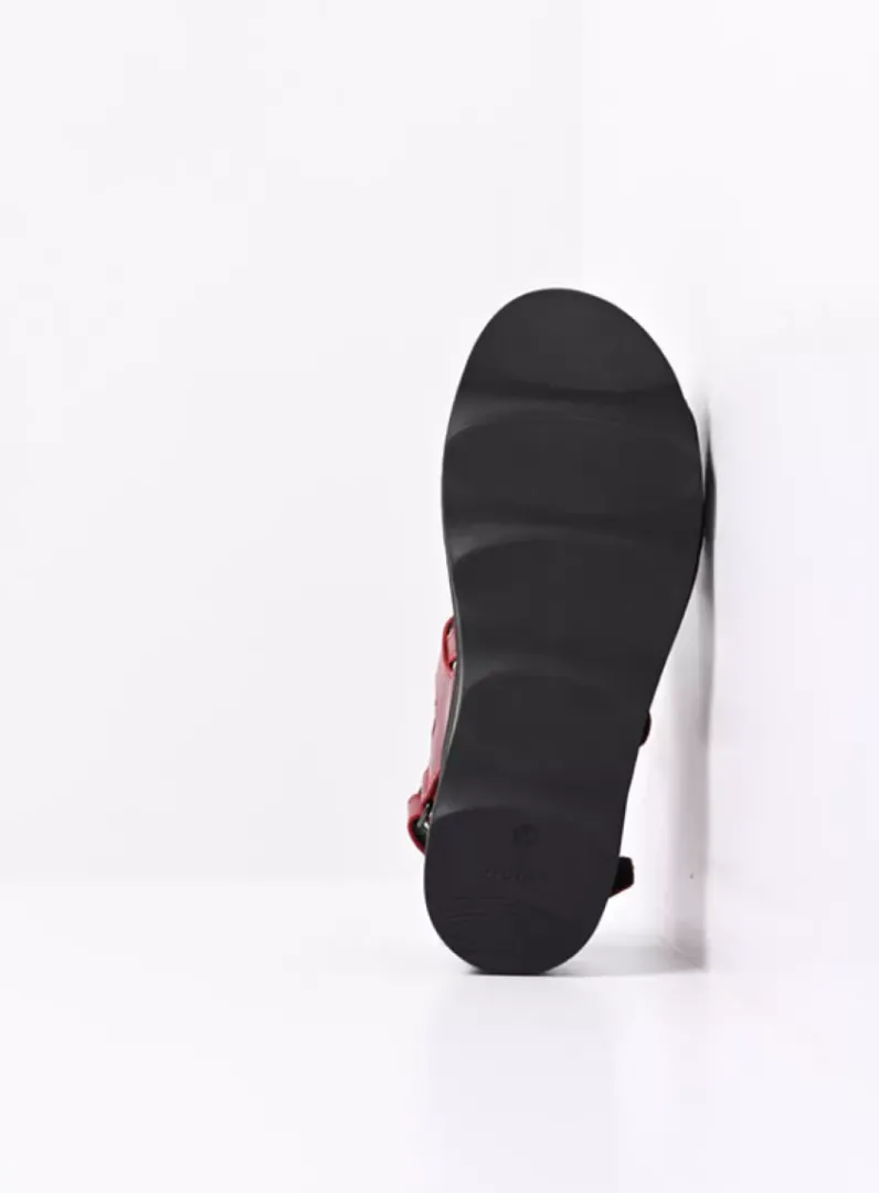 DAMES Wolky Sandalen<Medusa - bordeauxrood leer