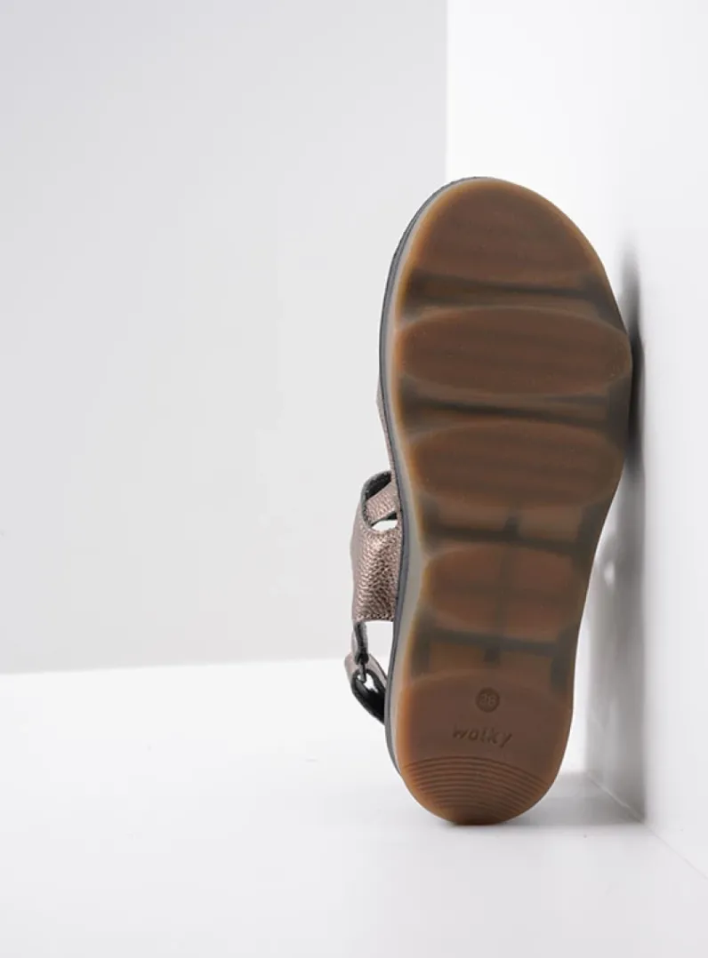 DAMES Wolky Sandalen<Medusa - brons leer