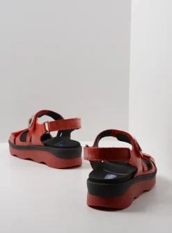 DAMES Wolky Sandalen<Medusa - rood leer