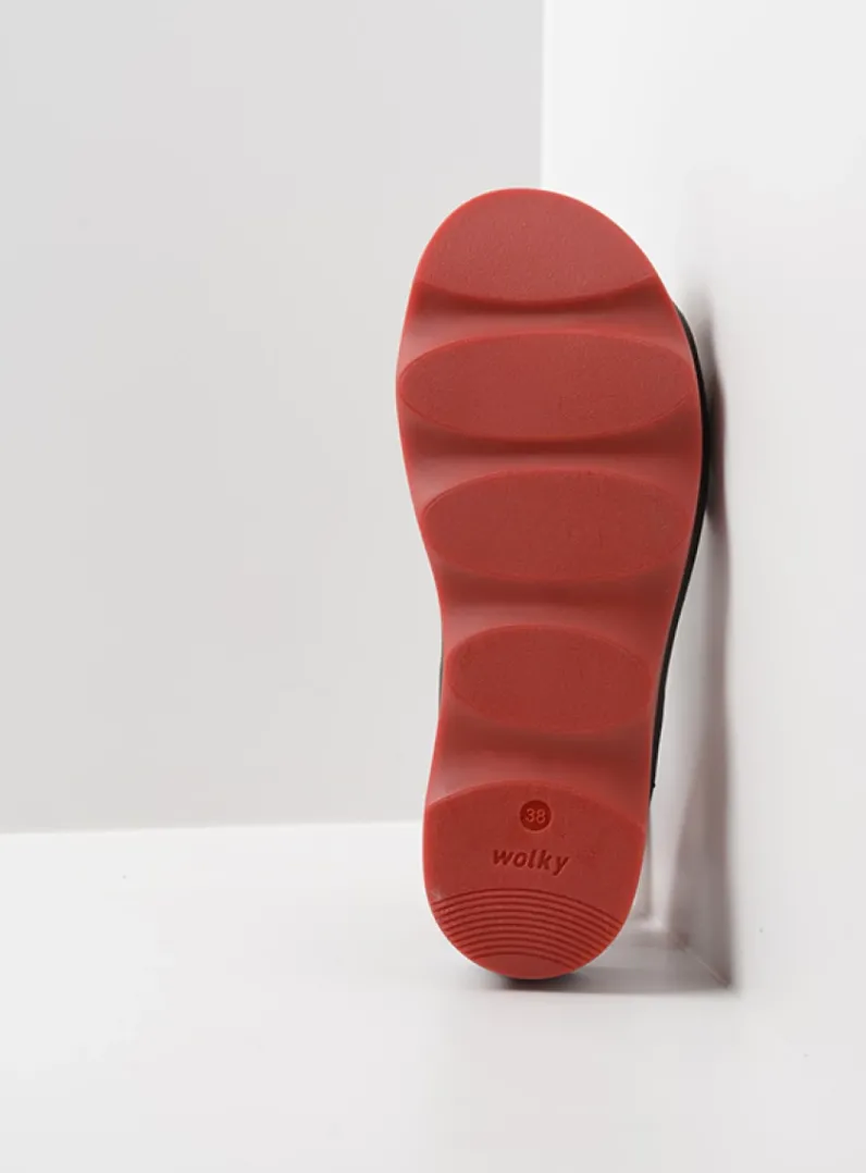 DAMES Wolky Sandalen<Medusa - rood leer