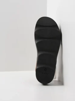 DAMES Wolky Sandalen<Medusa - zwart leer