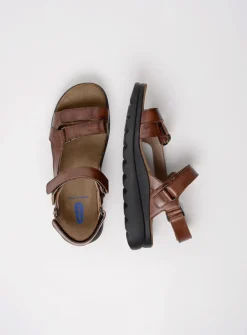 DAMES Wolky Sandalen<Mile - cognac leer