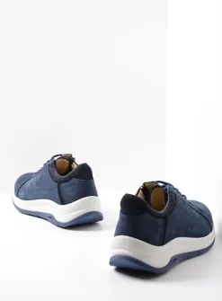 DAMES Wolky Lage Veterschoenen|Wandelschoenen<Milton - jeans nubuck