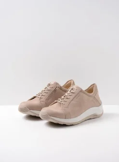 DAMES Wolky Lage Veterschoenen|Wandelschoenen<Milton - safari nubuck