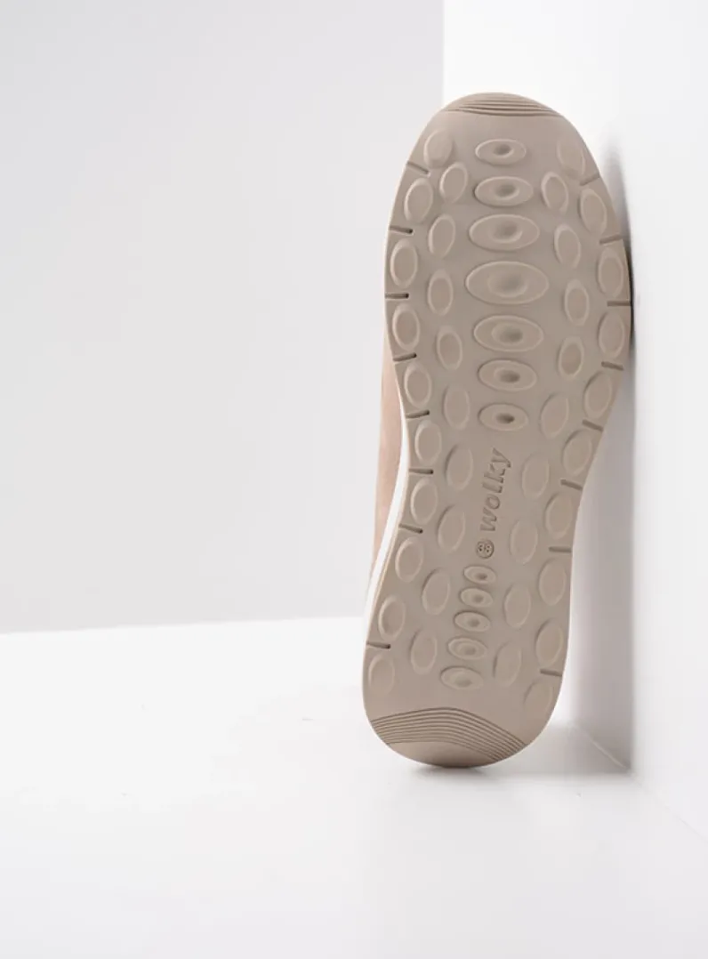 DAMES Wolky Lage Veterschoenen|Wandelschoenen<Milton - safari nubuck