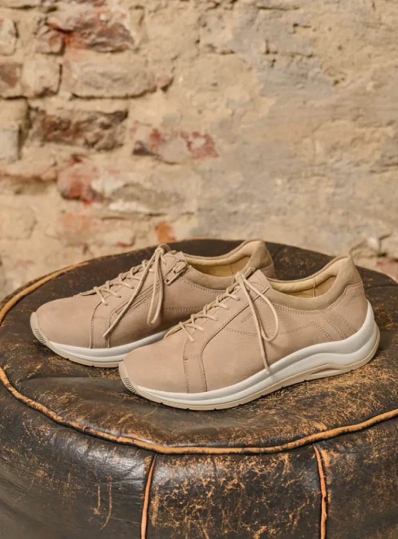 DAMES Wolky Lage Veterschoenen|Wandelschoenen<Milton - safari nubuck