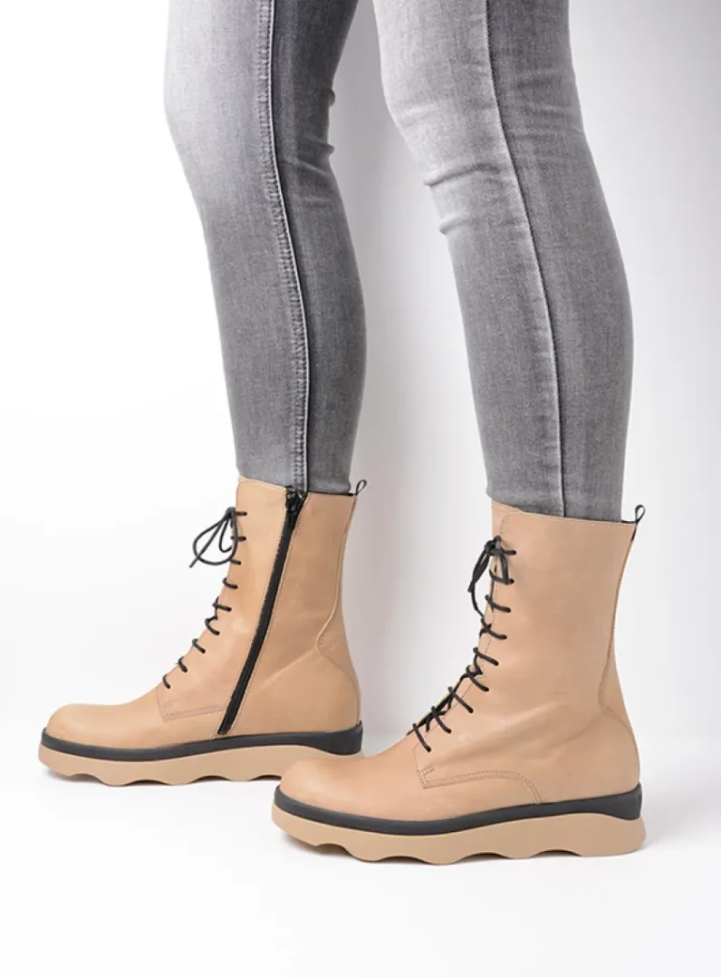 DAMES Wolky Veterlaarzen|Herfst/Winter<Mito - safari nubuck