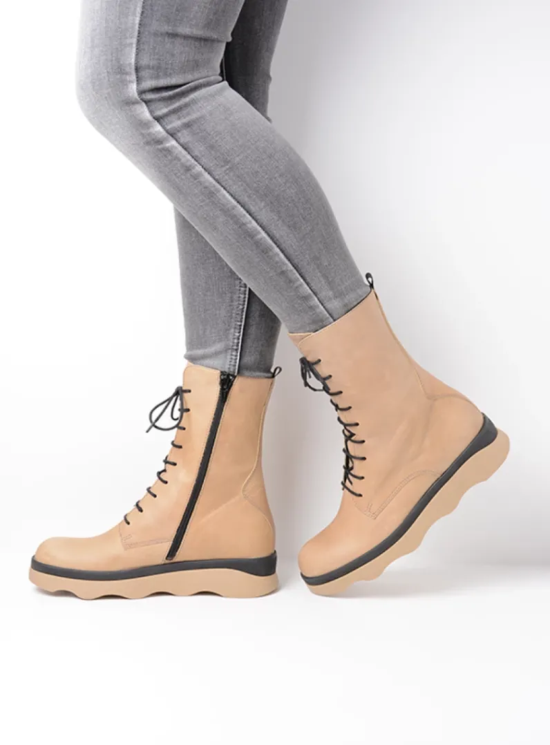 DAMES Wolky Veterlaarzen|Herfst/Winter<Mito - safari nubuck