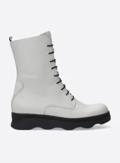 DAMES Wolky Veterlaarzen|Herfst/Winter<Mito - wol wit leer