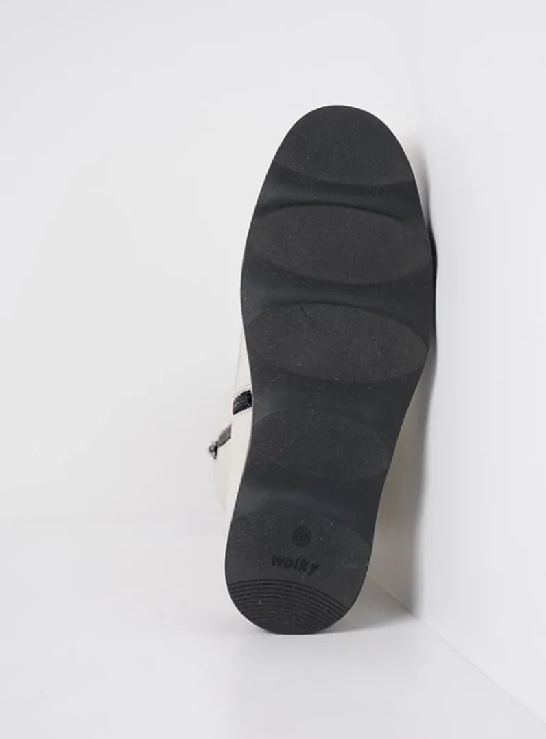 DAMES Wolky Veterlaarzen|Herfst/Winter<Mito - wol wit leer