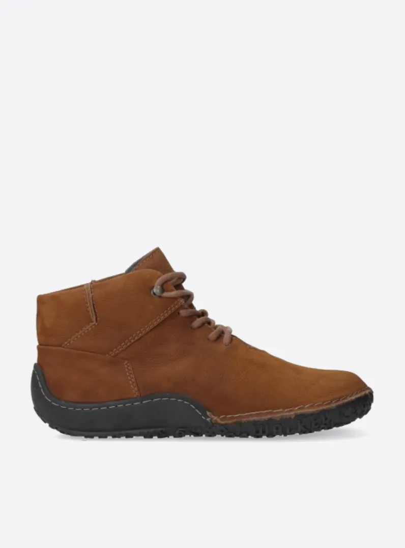 DAMES Wolky Hoge Veterschoenen|Herfst/Winter<Mokola - cognac nubuck